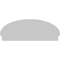 Ekena Millwork Elliptical Sunburst Architectural Grade PVC Combination Pediment, 50"W x 19-3/8"H x 2-3/4"P PEDPC050X195ELL01 - alternate 4